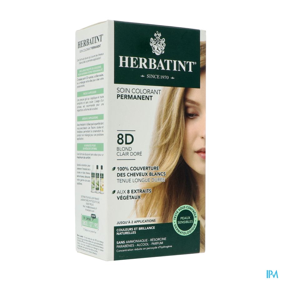 Herbatint Blond Clair Dore 8d 150ml