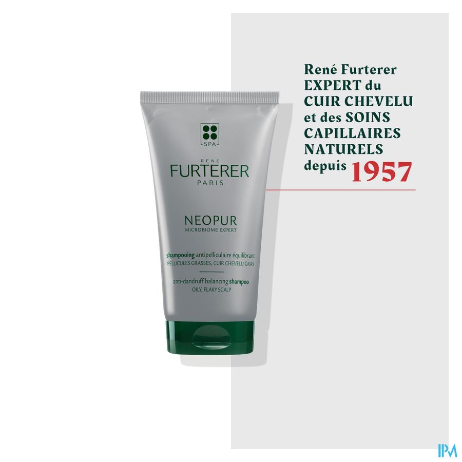 René Furterer Shampooing antipelliculaire pellicules grasse, cuir chevelu gras - Shampoing anti pelliculaire - NEOPUR MICROBIOME EXPERT