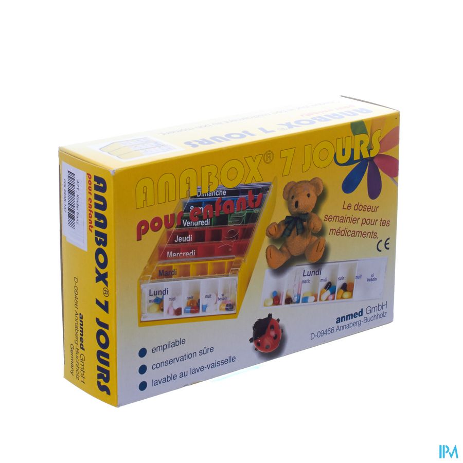 Anabox Pilbox Enfant 7 Jours Fr