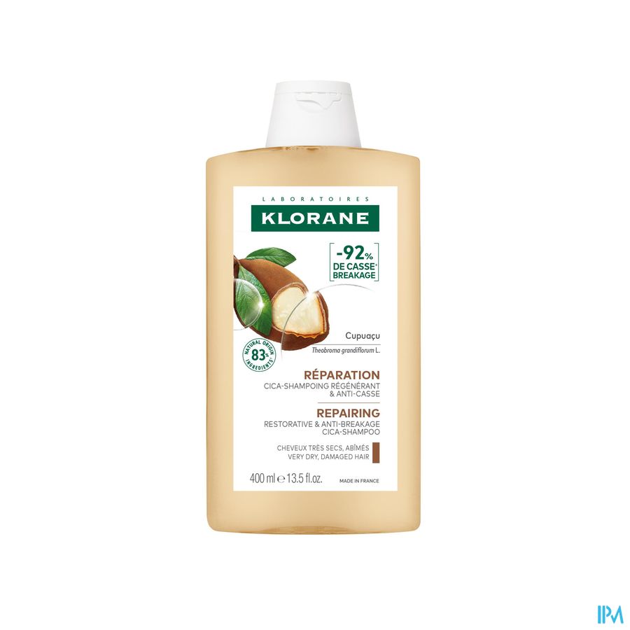 Klorane - Shampoing Réparation au Cupuaçu BIO - Cheveux très secs