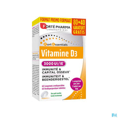 Vitamine D3 3000 UI Caps 120