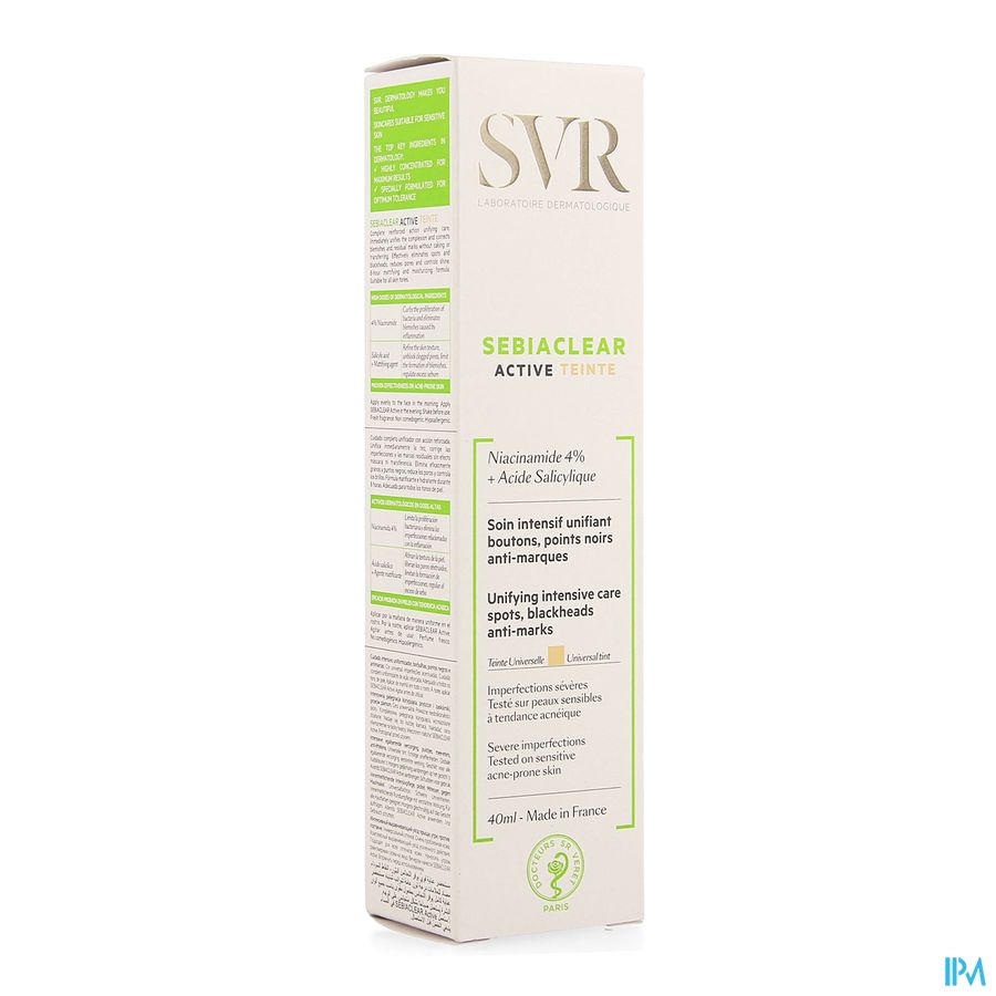 Svr Sebiaclear Active Teintee 40ml