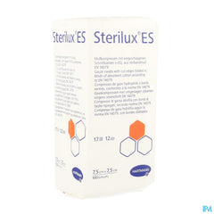 Sterilux Es 7,5x7,5cm12pl.nst 100 P/s