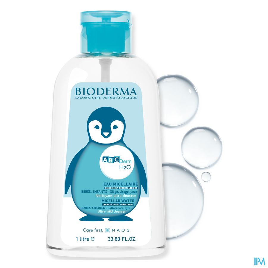 Bioderma AbcDerm H2o Pompe Inversee 1l