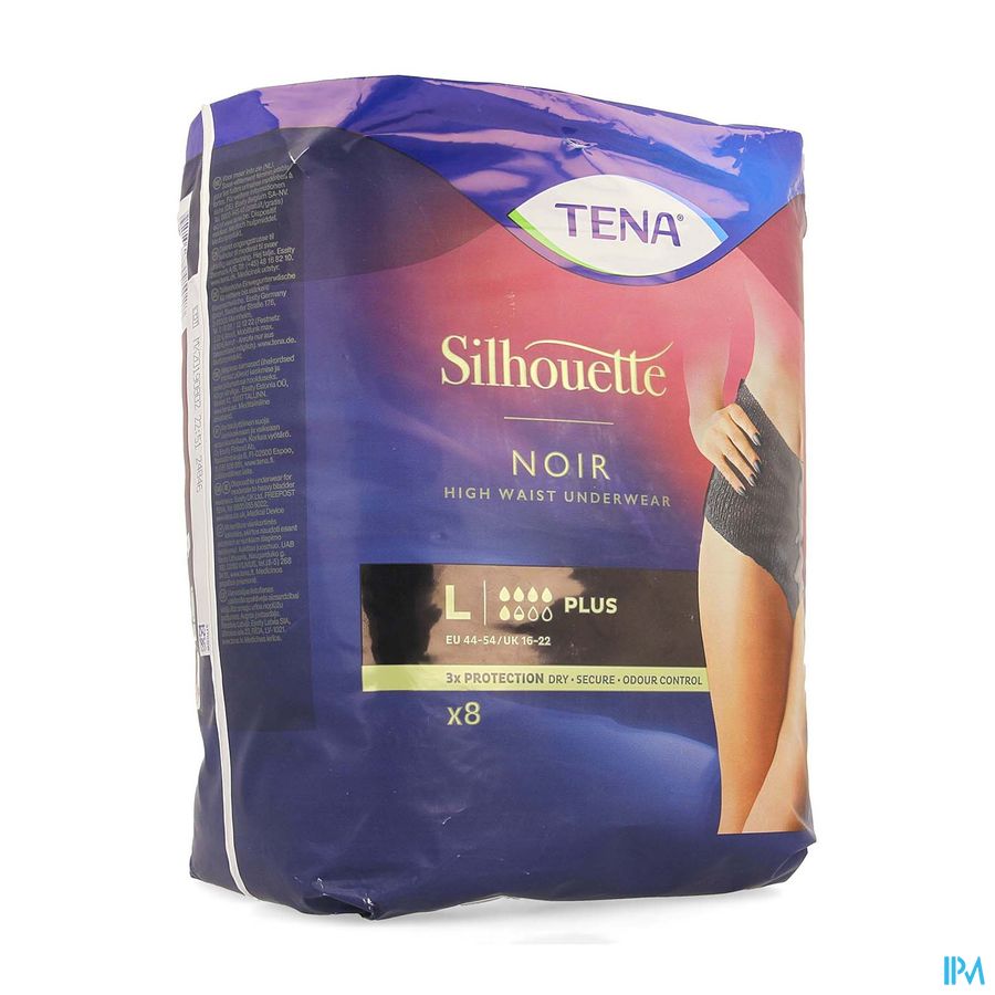 Tena Silhouette Plus Noir High Waist l 8 703082