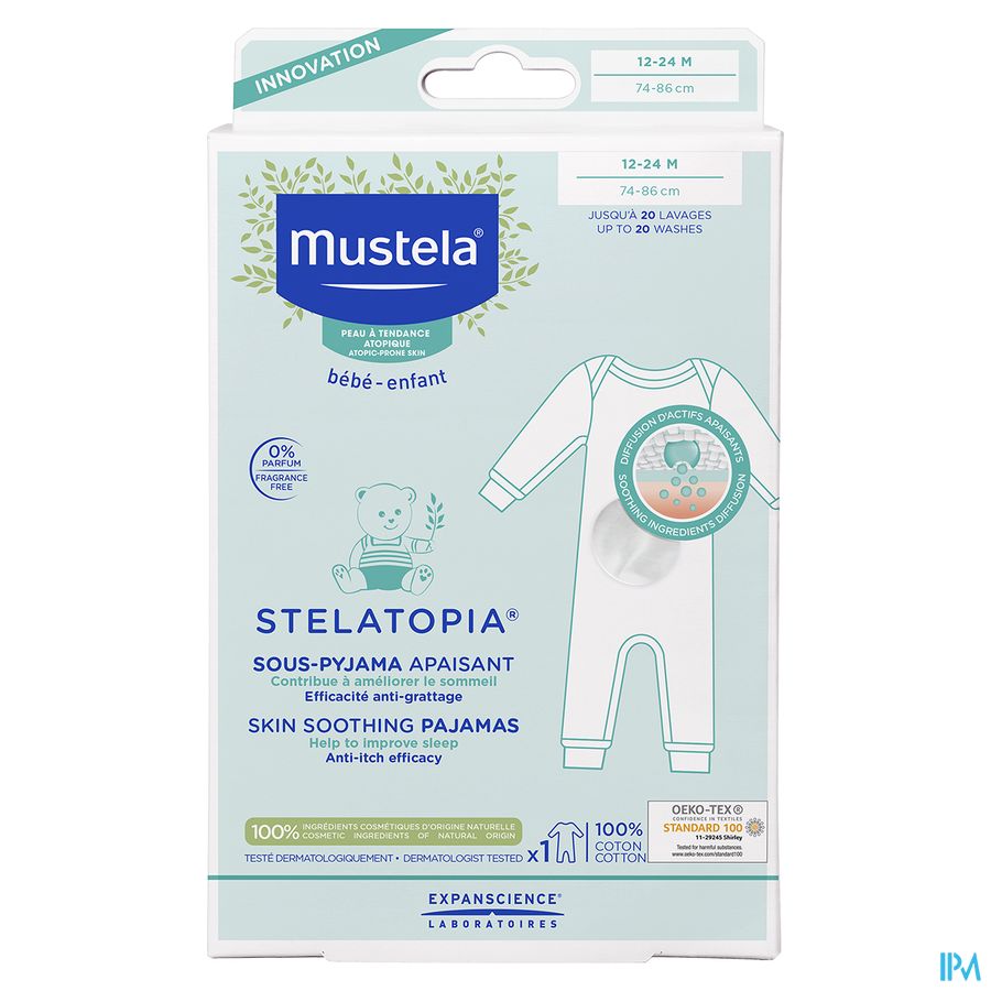 Mustela Stelatopia® sous-pyjama apaisant 12-24m