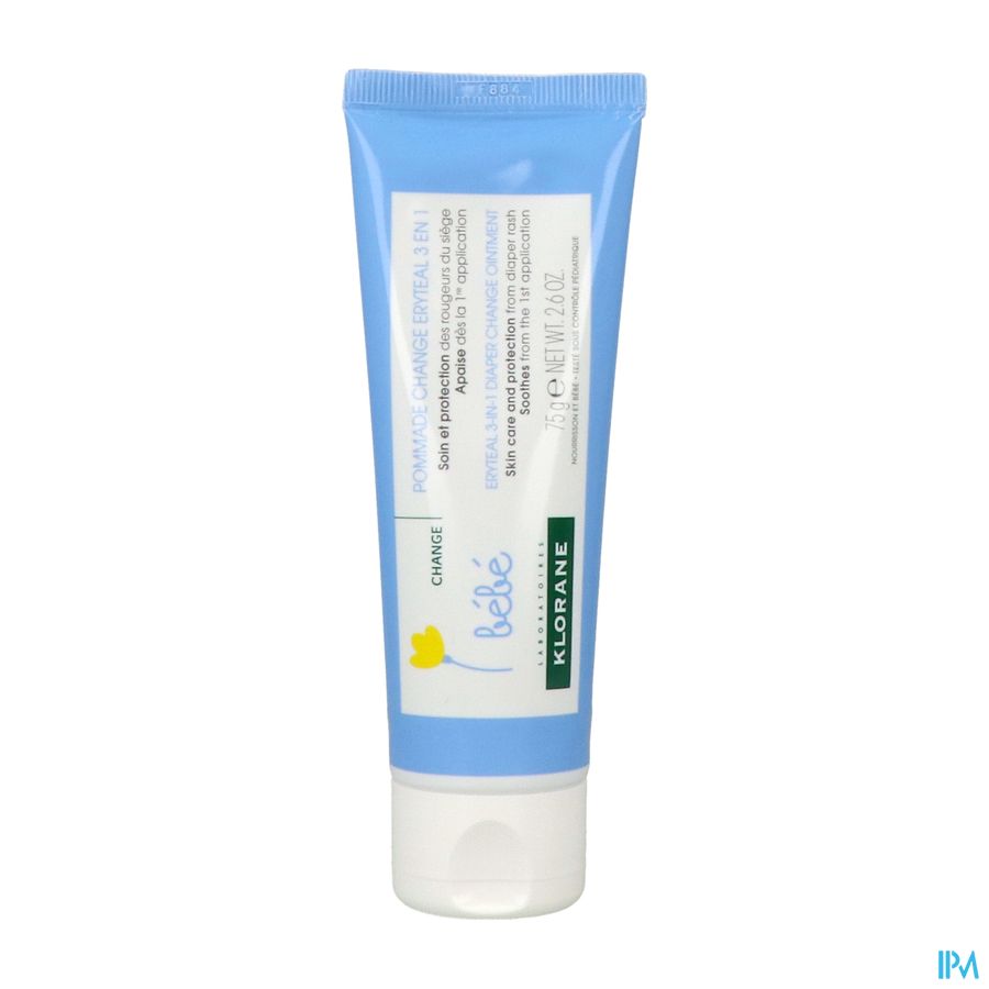 Klorane - Pommade change Eryteal 3 en 1 au Calendula apaisant - Bébé - Change - Siège