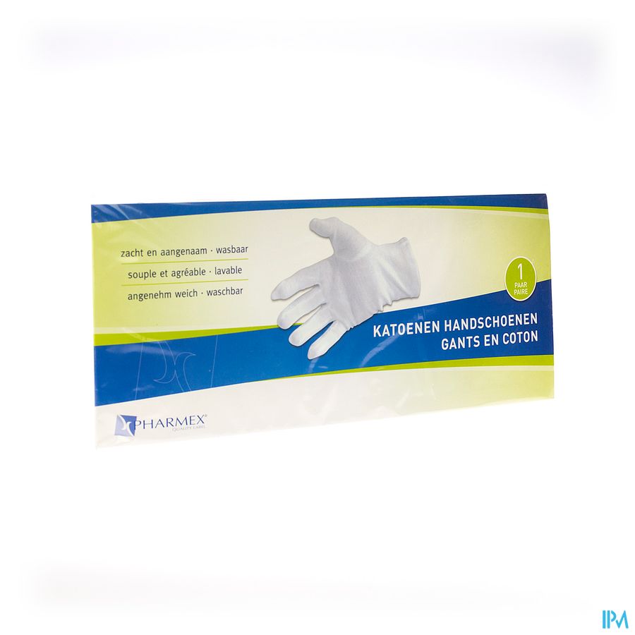 Pharmex Gants Coton Large 2