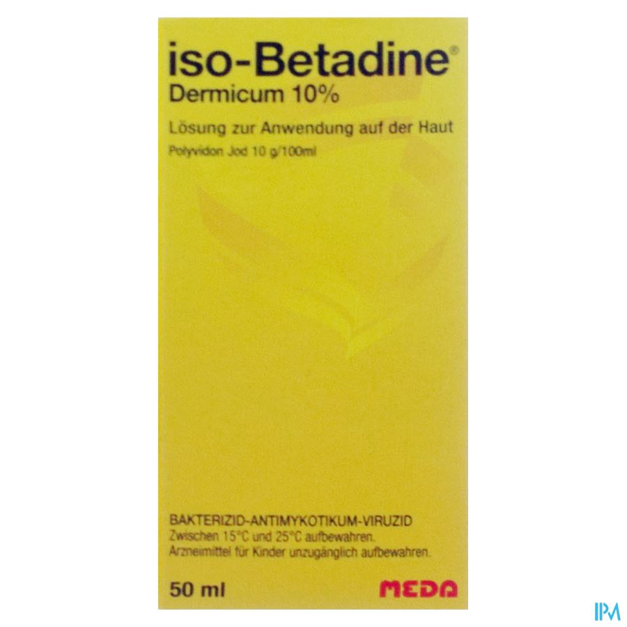 Iso Betadine Dermique 10% Sol Fl 50ml