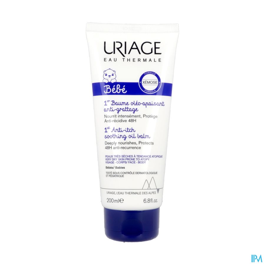 Uriage Bebe 1er Baume Oleo Apaisant A/grat. 200ml