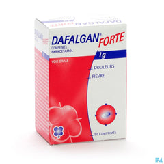 Dafalgan Forte Sec 1g Tabl 50