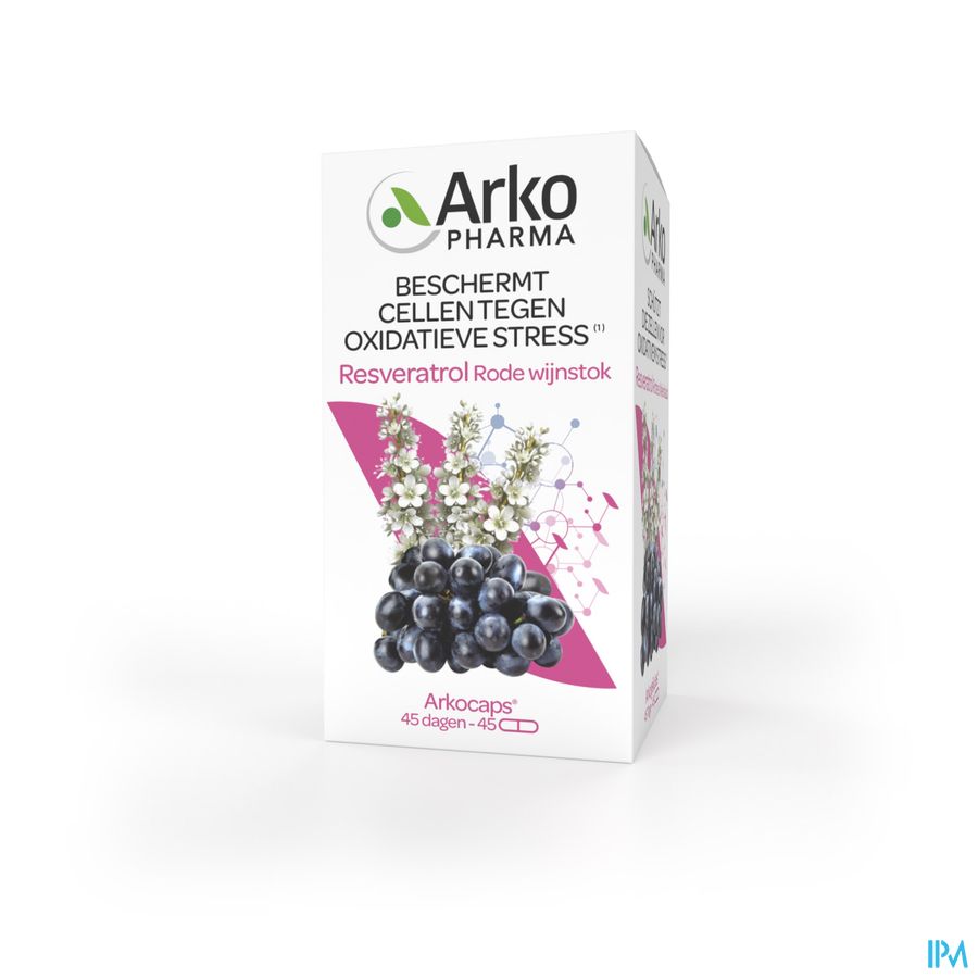 Arkogelules Resveratrol Caps 45 Rempl.3045283