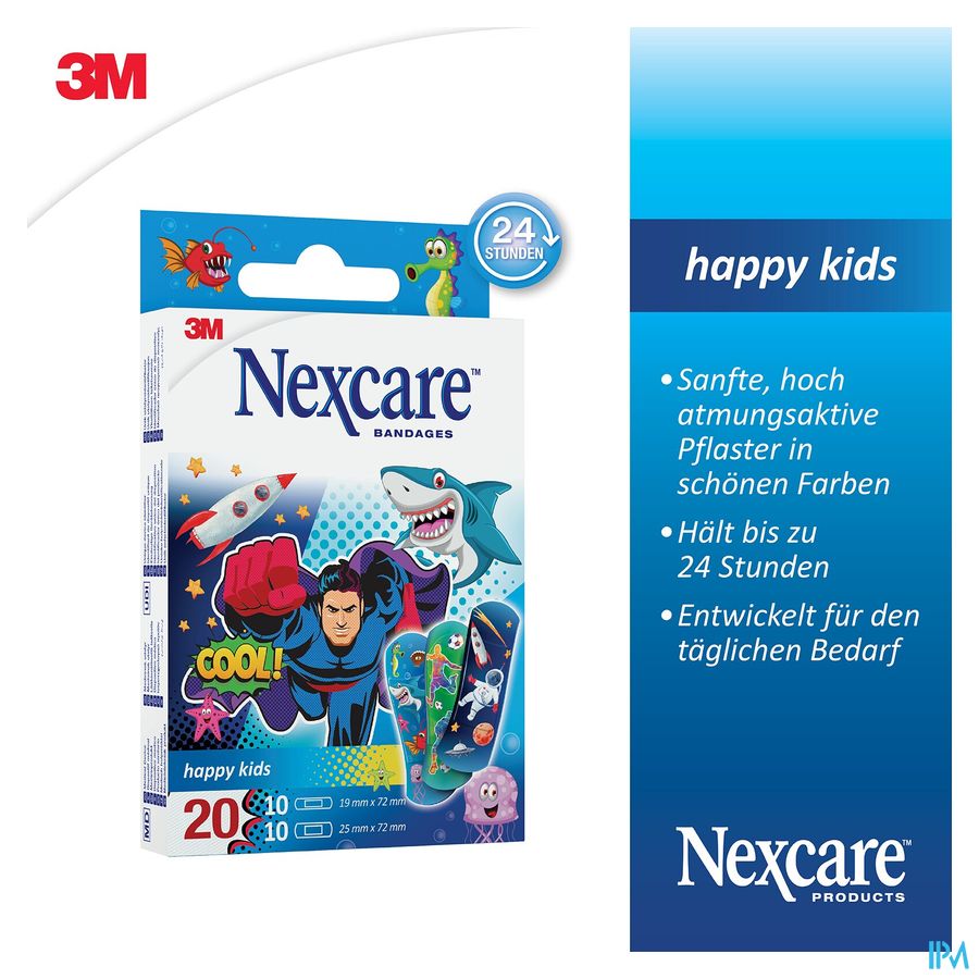 Nexcare Happy Kids Boys 20