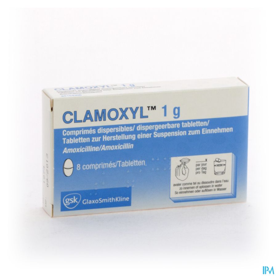 Clamoxyl 1000 "tabs" Comp 8x1000mg