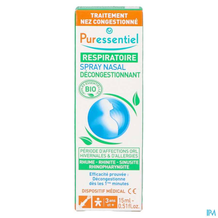 Puressentiel Respiratoire Spray Nasal 15ml