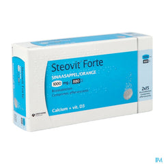 Steovit Forte Orange 1000mg/880 U.I. Calcium & Vit D 30 comprimés effervescents