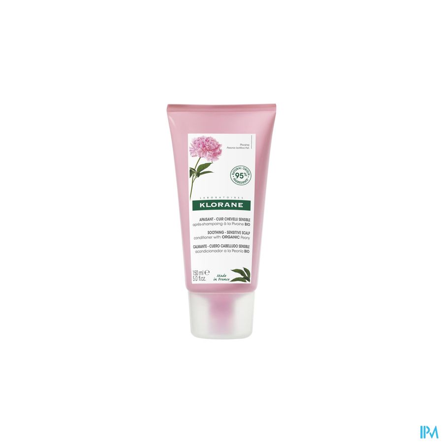 Klorane - Après-shampoing à la Pivoine BIO - Apaisant - Cuir chevelu sensible