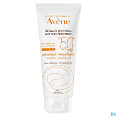 Eau Thermale Avène - Lait minéral SPF50+ Soins solaires MINERAUX