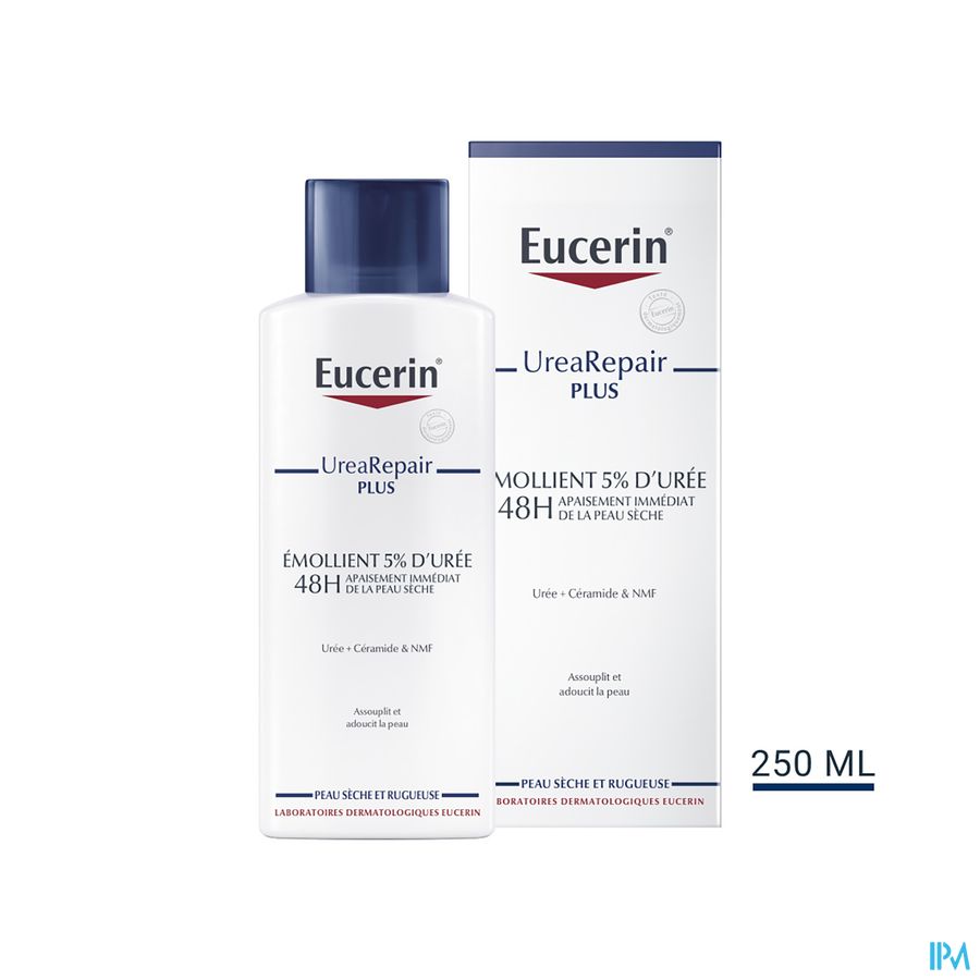 UreaRepair Plus Émollient 5% d'Urée Peau Sèche et Rugueuse 250ml