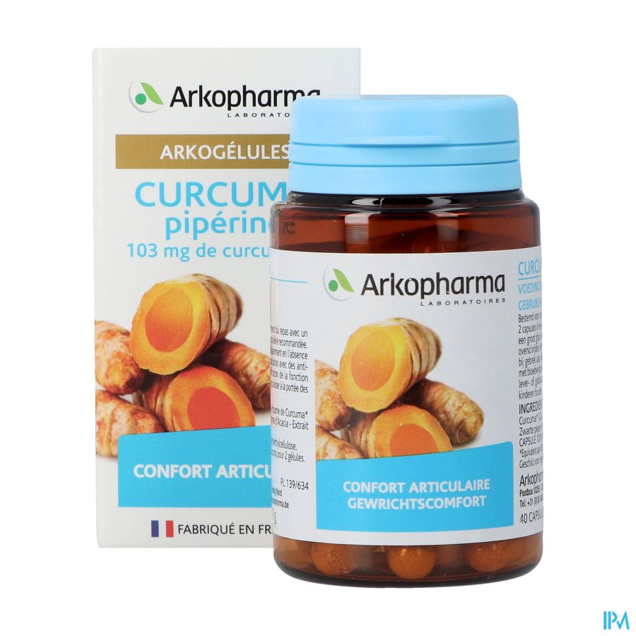 Arkogelules Curcuma Caps 40 Nf