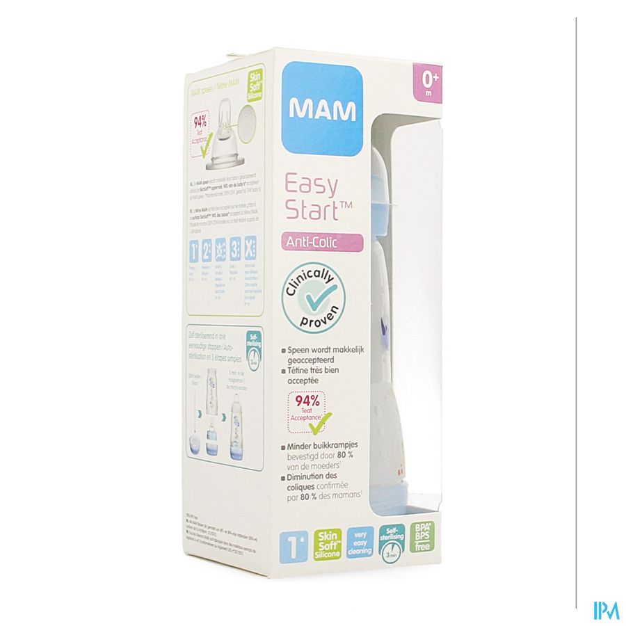 Mam Biberon Easy Start A/colique 260ml