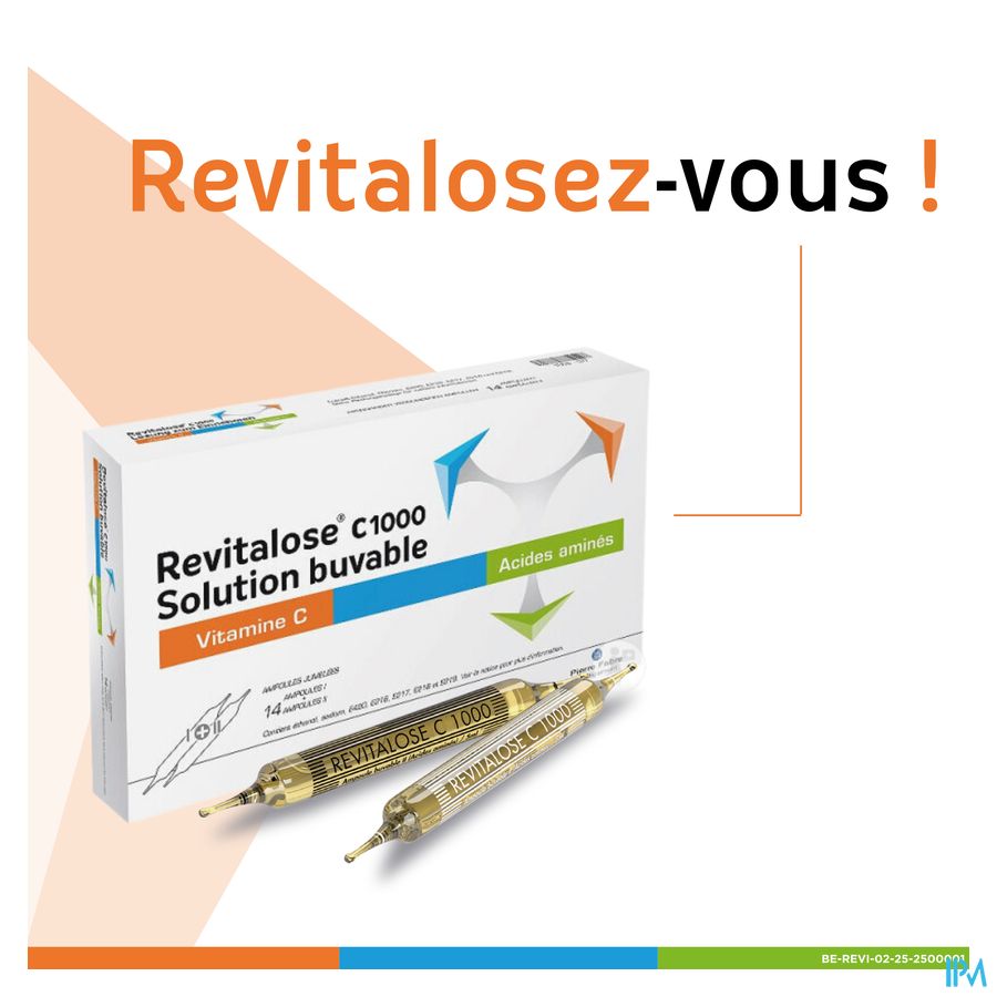 REVITALOSE® C 1000, solution - vitamine C, acides aminés