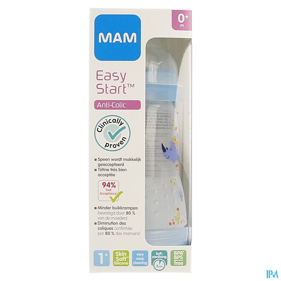 Mam Biberon Easy Start A/colique 260ml