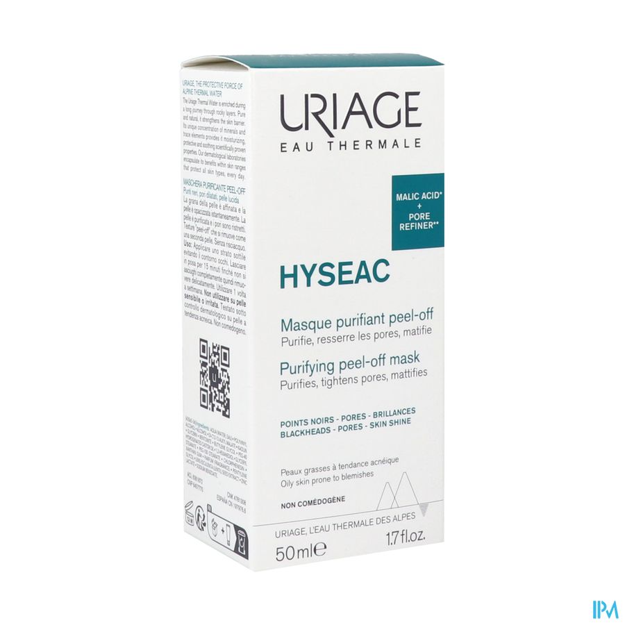 Uriage Hyseac Masque Peel-off 50ml