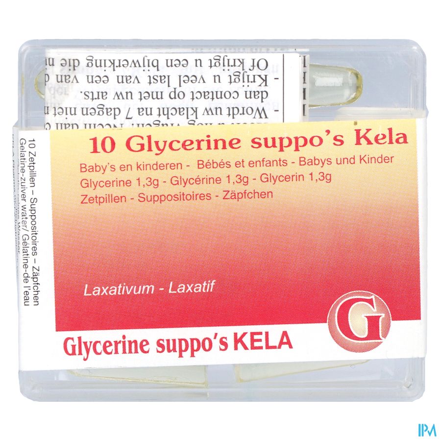 Glycerine Kela Pharma Bébés enfants Laxatifs  suppositoires