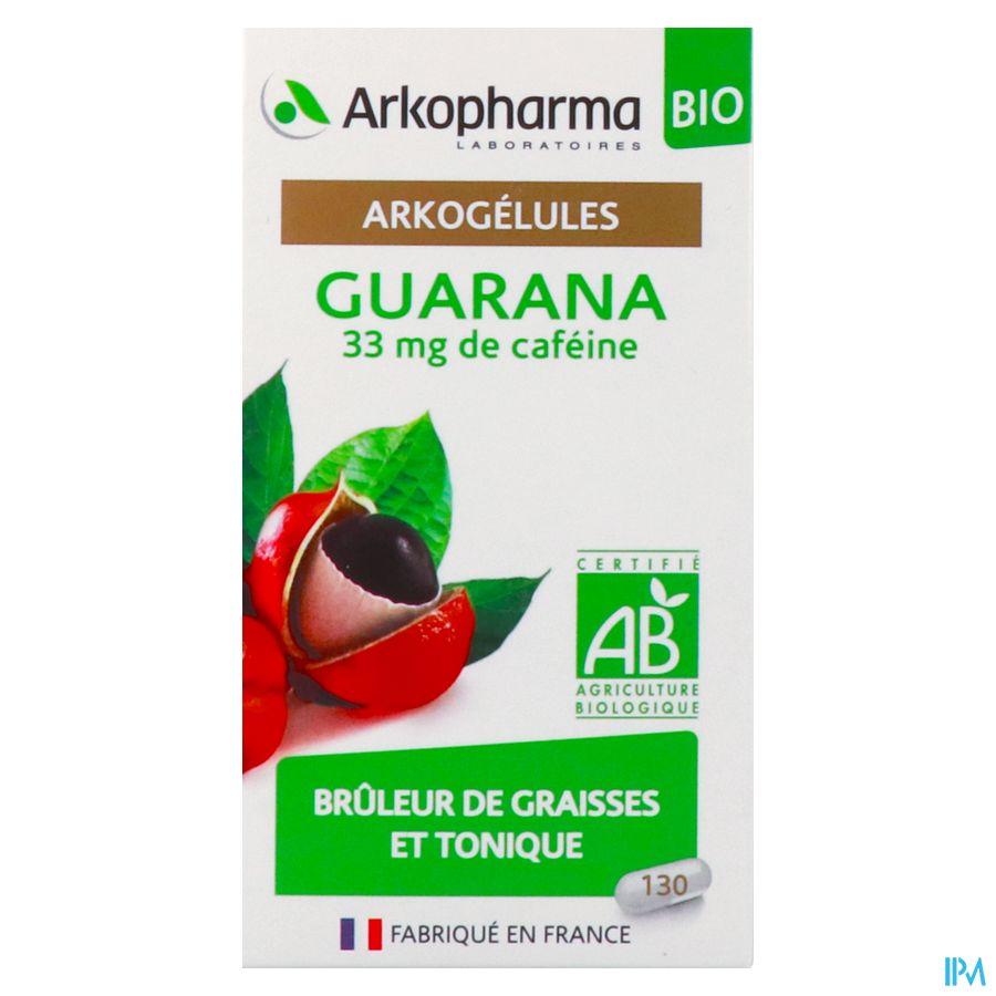 Arkogelules Guarana Bio Caps 130