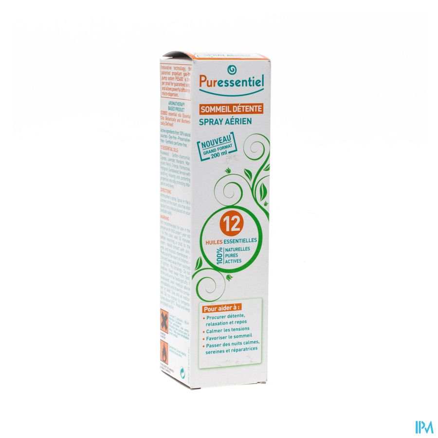 Puressentiel Sommeil Detente Spray 12 Hle Ess200ml