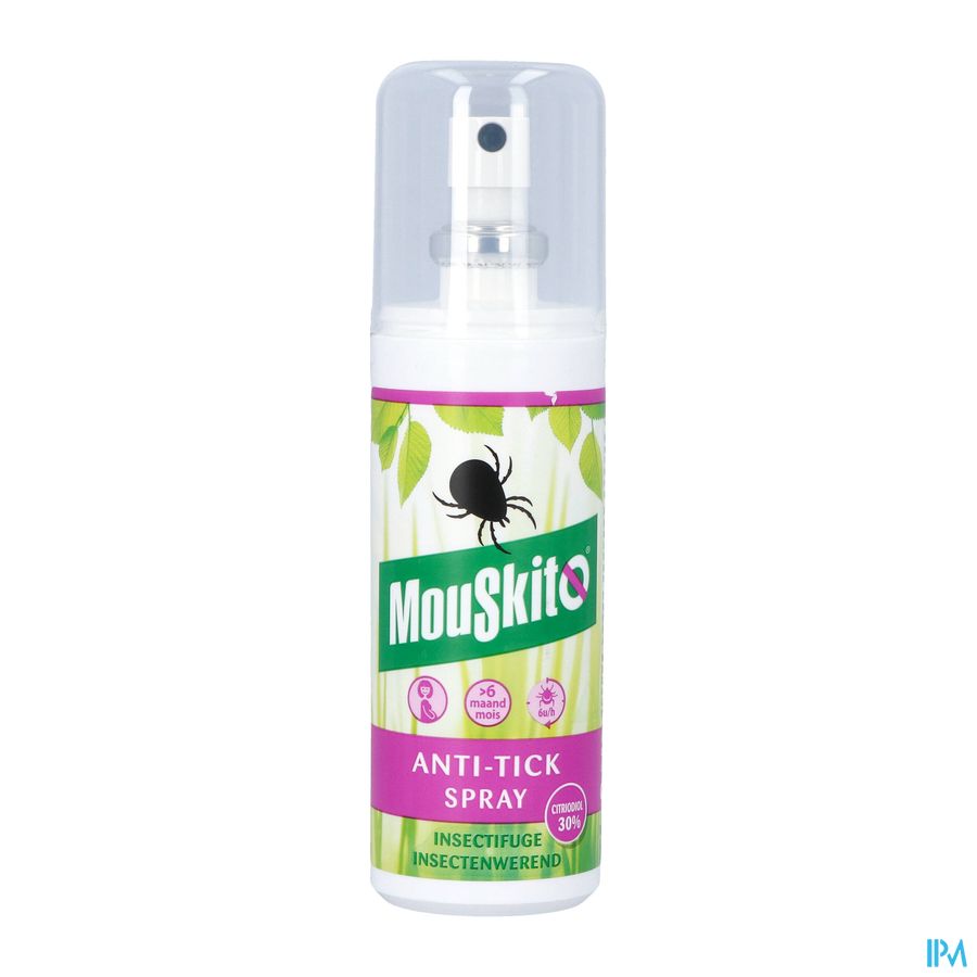 Mouskito Anti-Tick spray 100 ml - Anti-Tiques - Europe - Citriodiol 30 %