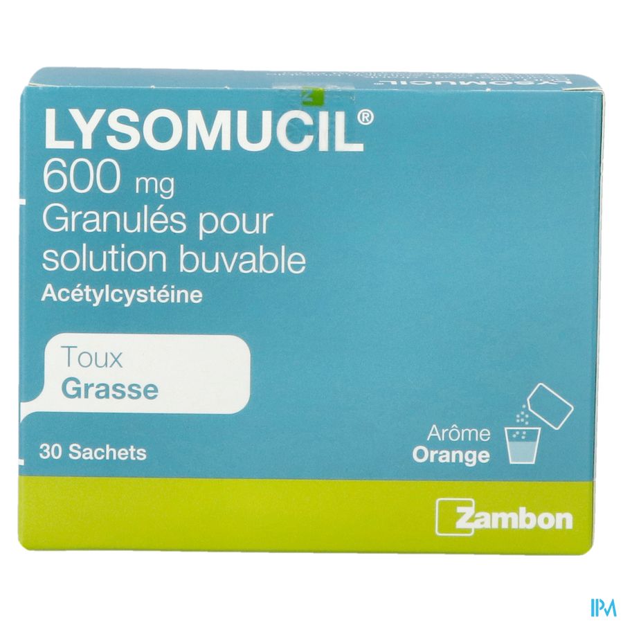 Lysomucil 600 Gran Sach 30 X 600mg