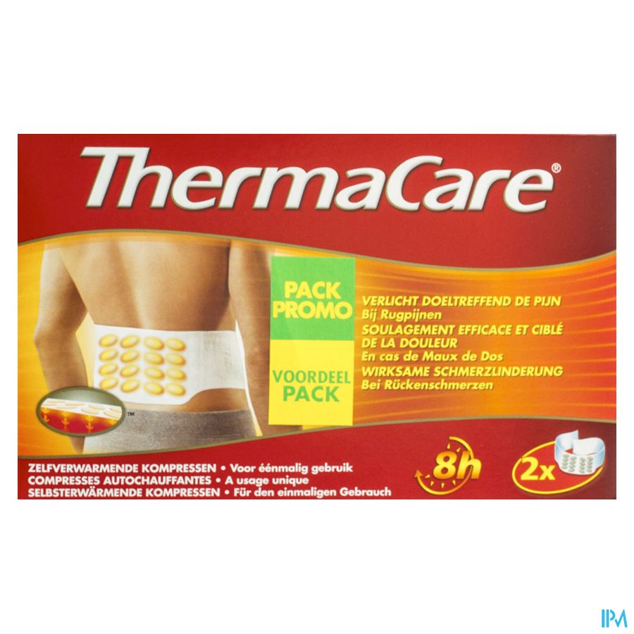 Thermacare Patch Auto-chauffant Douleurs Dos & muscles - 4 pièces