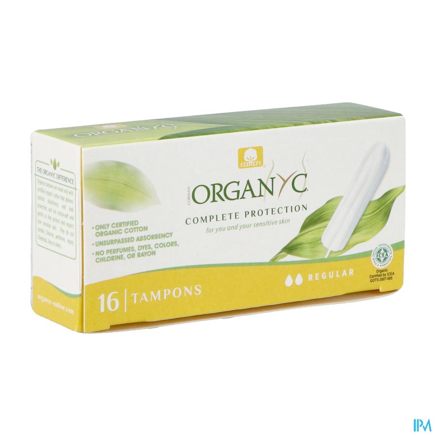 Organyc Tampon Regular Coton Bio 16