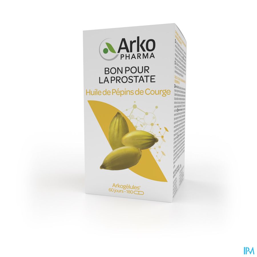 Arkogelules Huile De Pepins De Courge Caps 180