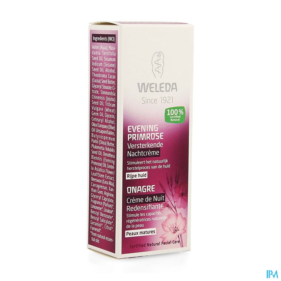Weleda Onagre Creme Nuit Fortif. Tube 30ml