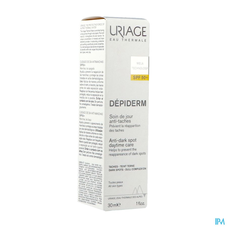 Uriage Depiderm Soin Jour A/taches Ip50+ 30ml