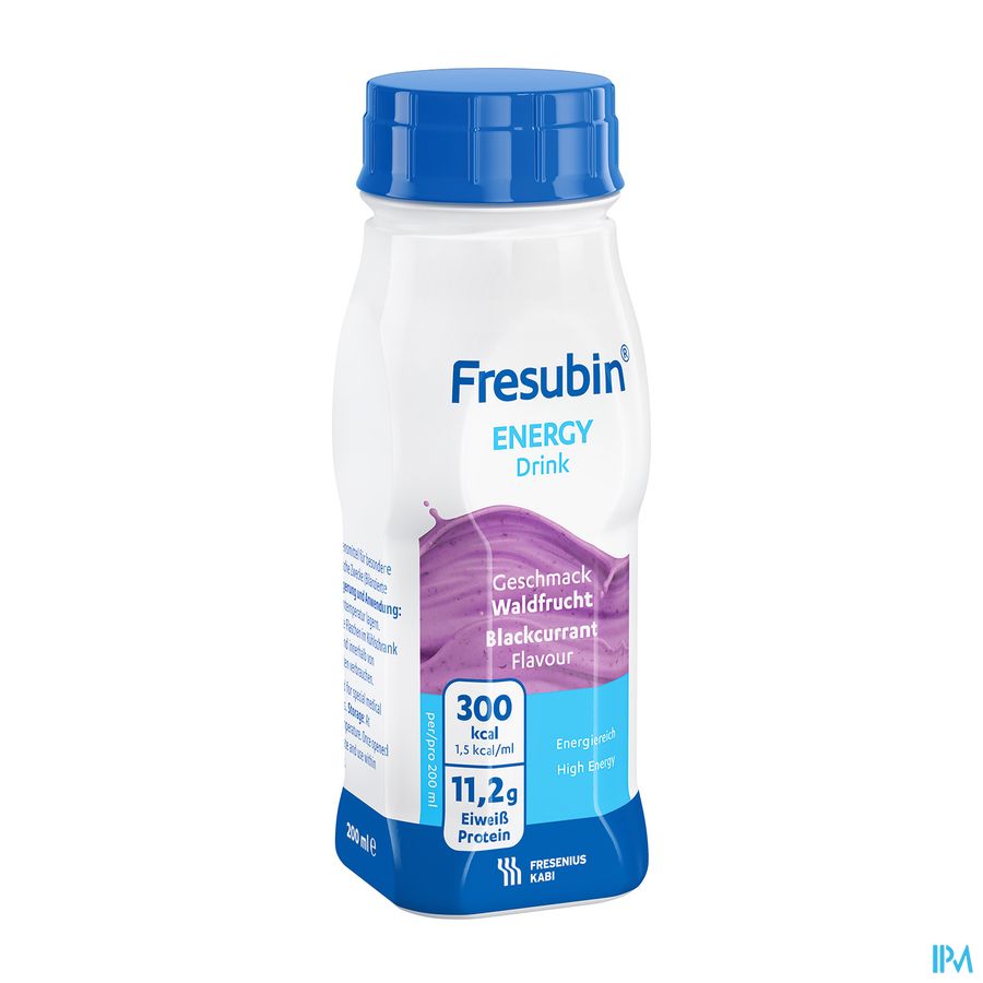 Fresubin Energy Drink Cassis Fl 4x200ml