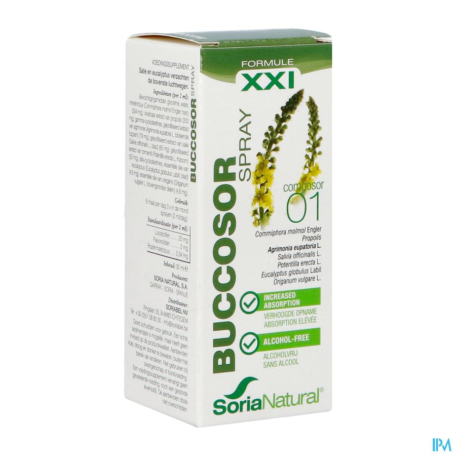 Soria Composor 1 Buccosor Xxi Spray 30ml