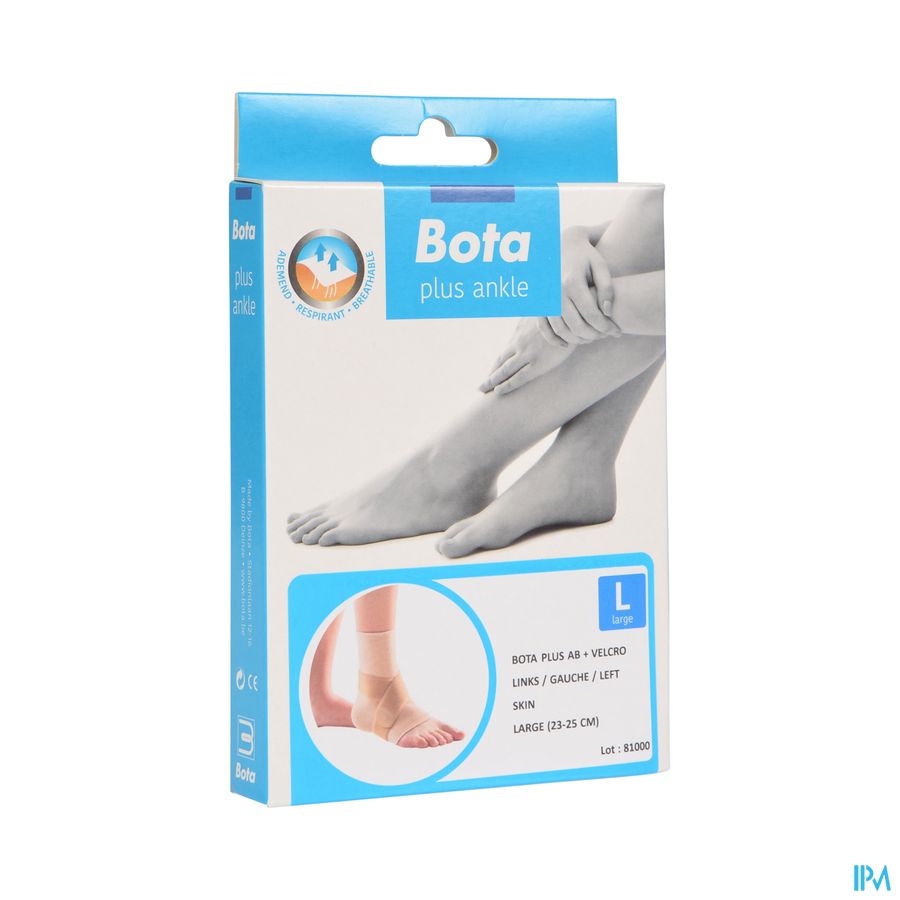 CHEVILLERE + VELCRO BOTA PLUS BEIGE GAUCHE \ LARGE = 23-25 cm