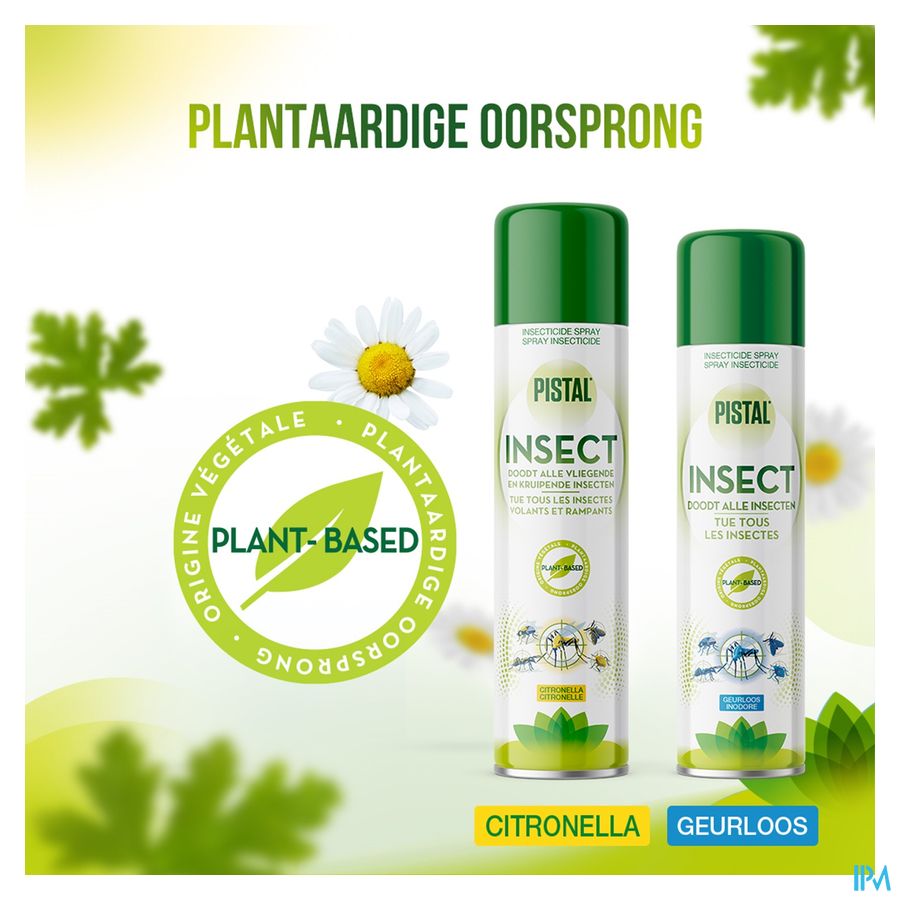 PISTAL INSECT CITRONELLE SPRAY CONTRE LES INSECTS 300ML