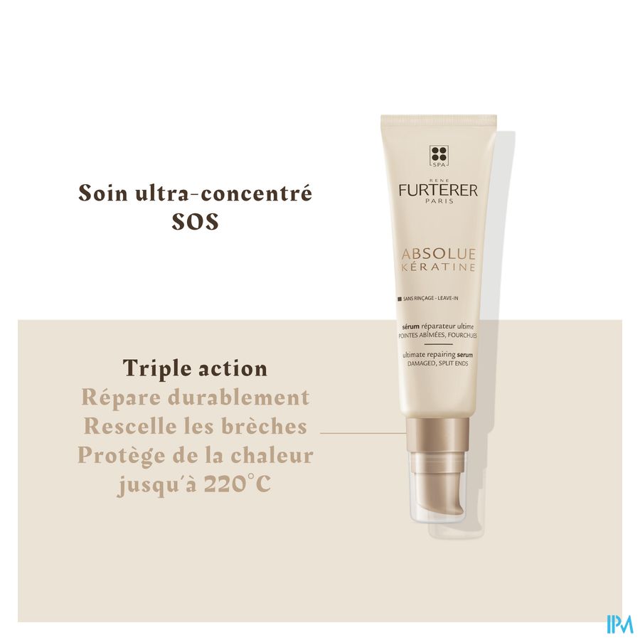 René Furterer - Sérum Réparateur Ultime - Soin pointes abimées - ABSOLUE KÉRATINE