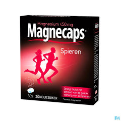 Magnecaps Muscles Magnésium 450mg 30 comprimés effervescents