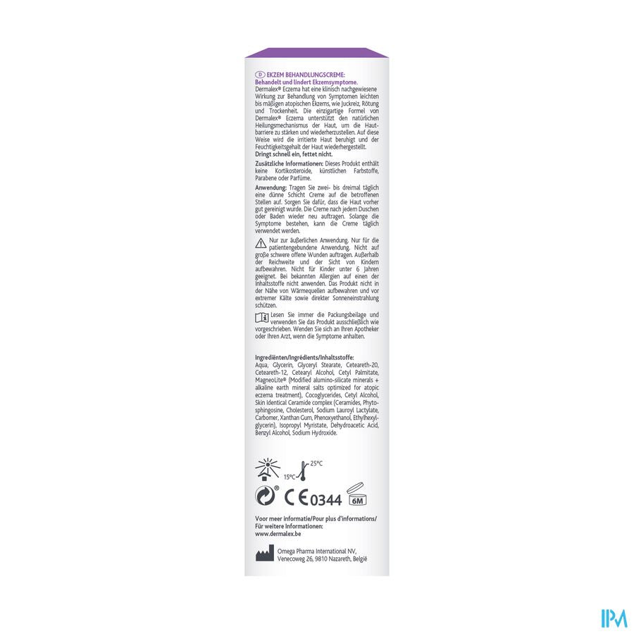 Dermalex® Eczema - Sans Cortisone - 100ml - A Partir De 6 Ans