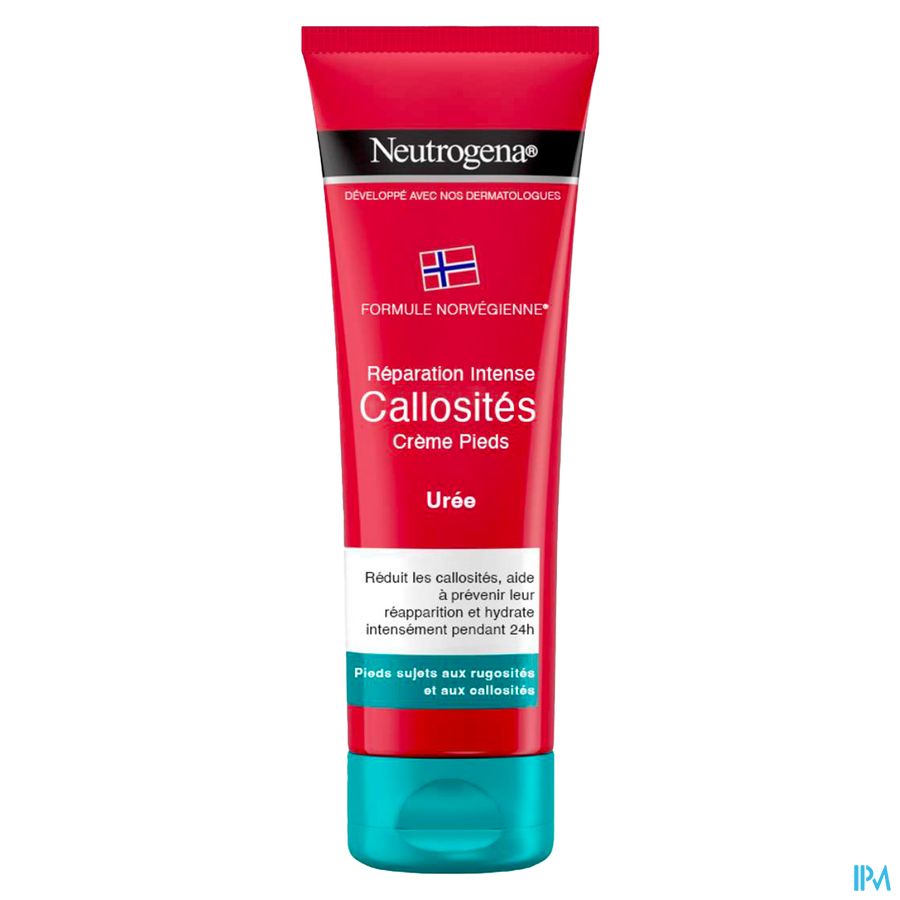Neutrogena crème pieds callosités, crème pour les pieds à hydratation intense contre la formation de callosités, 50 ml