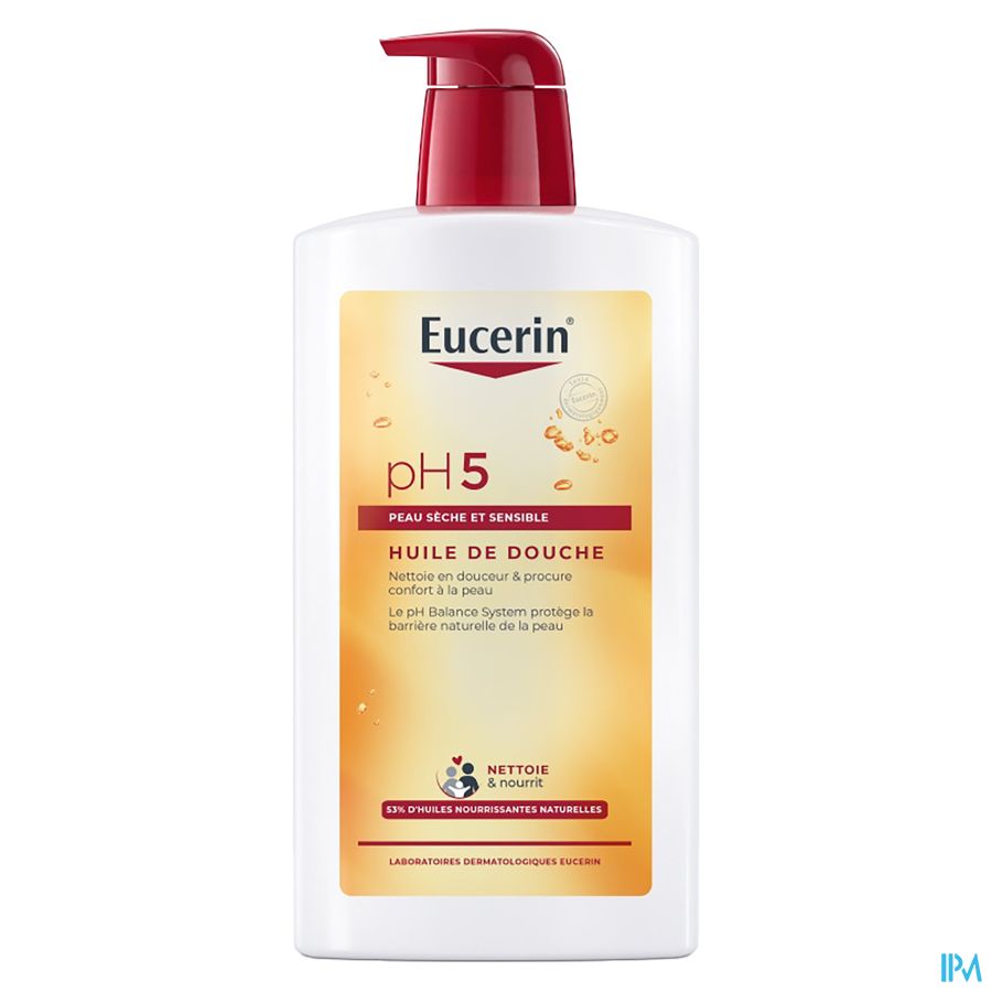pH5 Huile de Douche Peau Sèche et Sensible avec pompe 1000ml