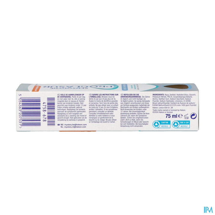 Sensodyne Proglasur Gentle Whitening Tube 75ml