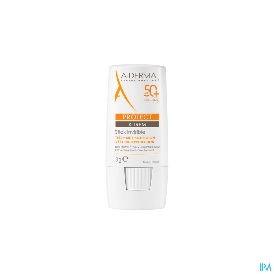 A-DERMA - A-DERMA PROTECT X-TREM STICK SOLAIRE INVISIBLE SPF50+ - A-DERMA PROTECT X-TREM
