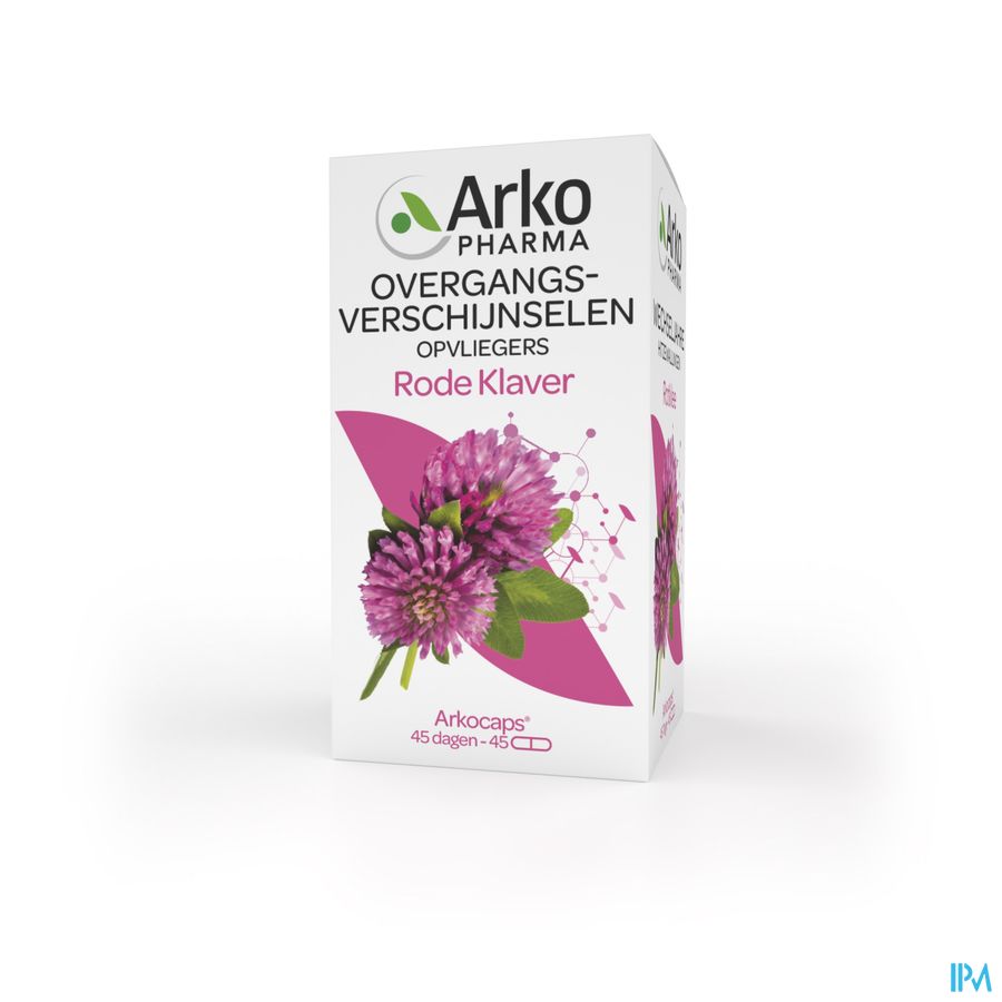 Arkopharma Arkogélules Trèfle Rouge Ménopause Bouffées de chaleur 45 Gélules Végétales